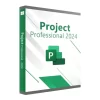 Microsoft Project Professional 2024 box med digital licens